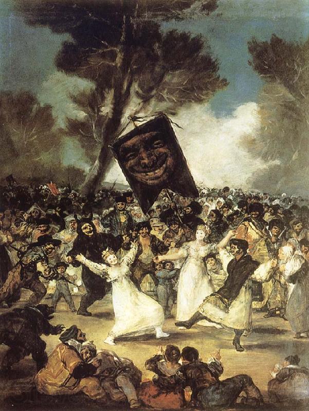 Francisco Goya The Funeral of the sardine Spain oil painting art